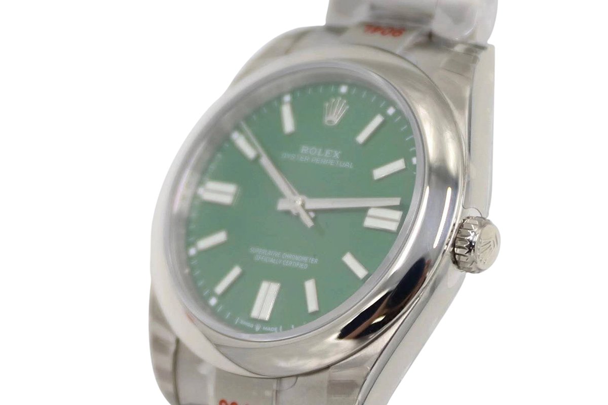 Oyster Perpetual 41mm Green Dial 114300