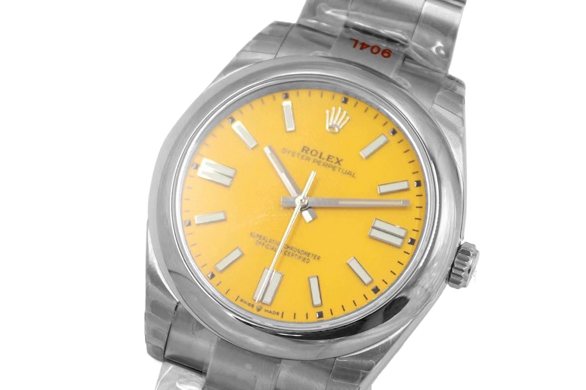 Oyster Perpetual 41mm Yellow Dial 114300