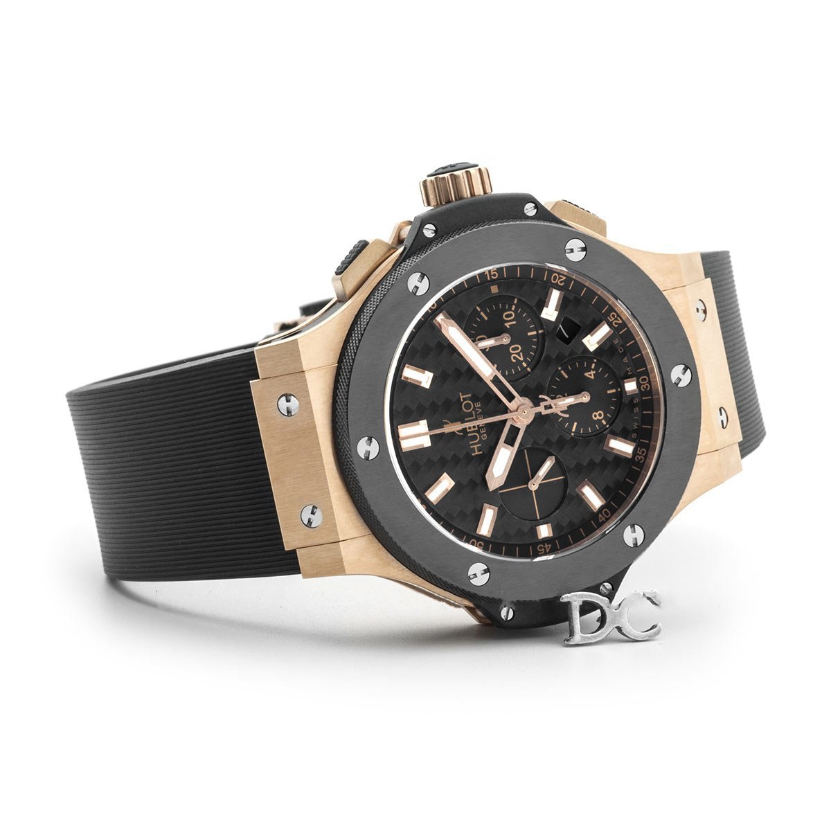 Big Bang Chronograph Carbon Fibre Dial in Rose Gold
