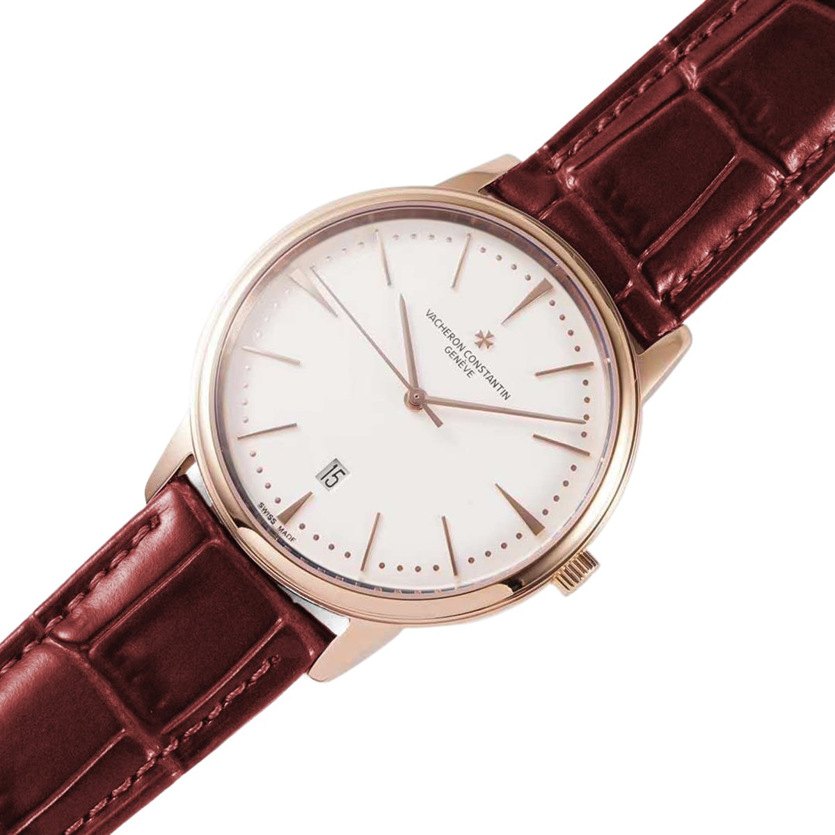 Patrimony White Dial in Pink Gold Ref: 85180