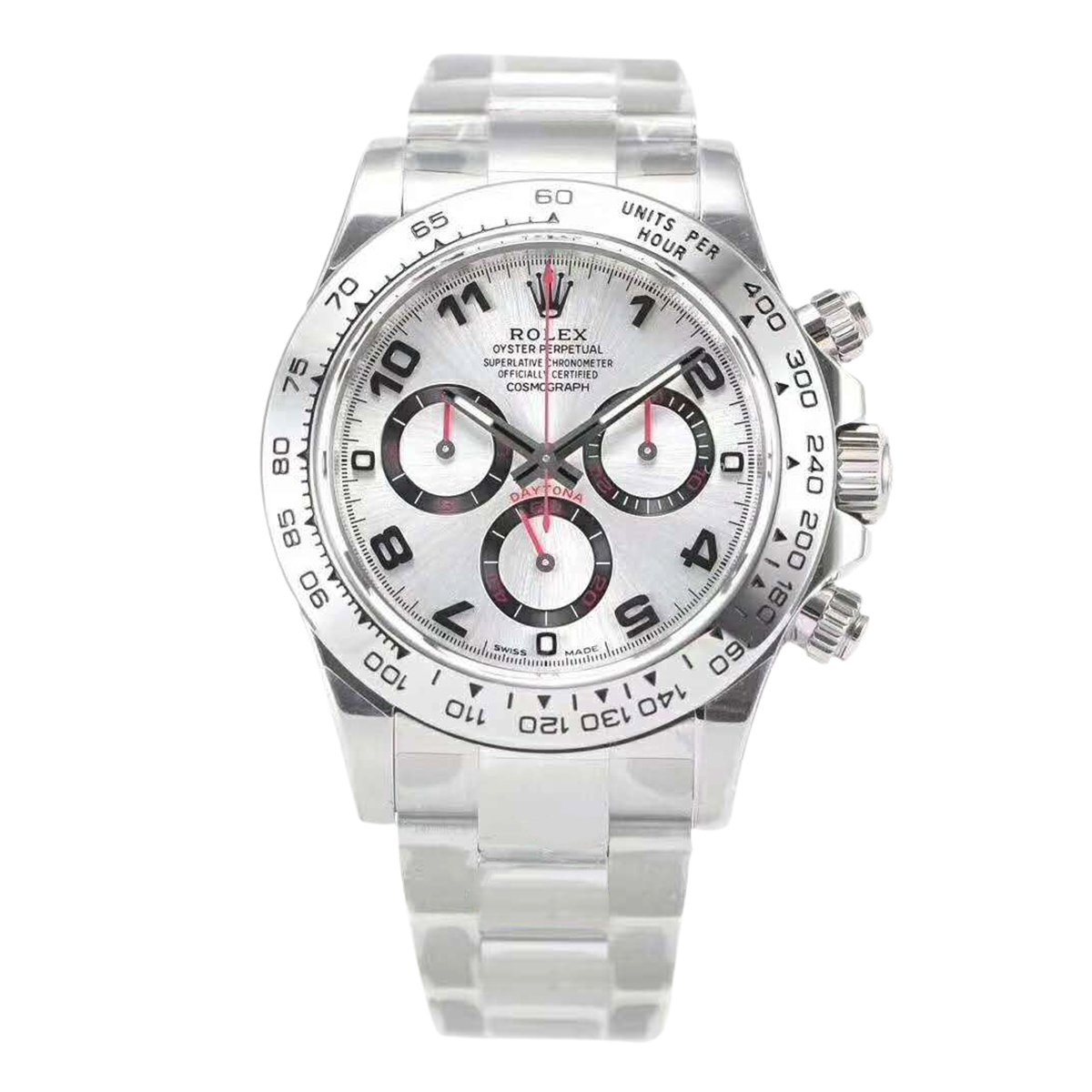 Daytona 116509 Silver Dial in White Gold
