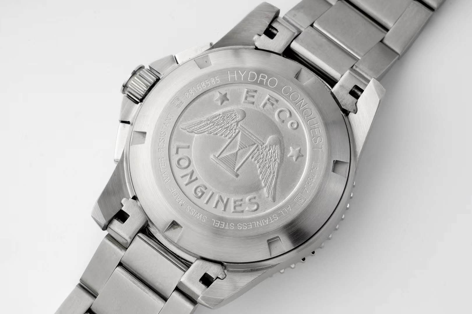 Hydroconquest Black Dial on Bracelet