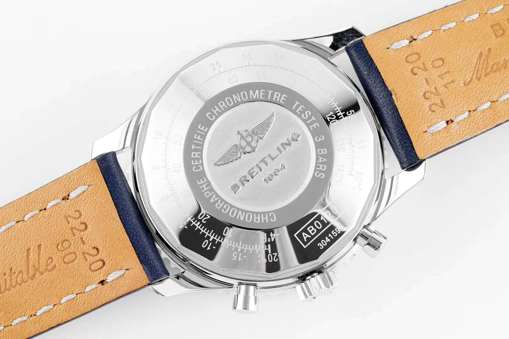 Navitimer 01 Chronograph Blue Dial in Steel