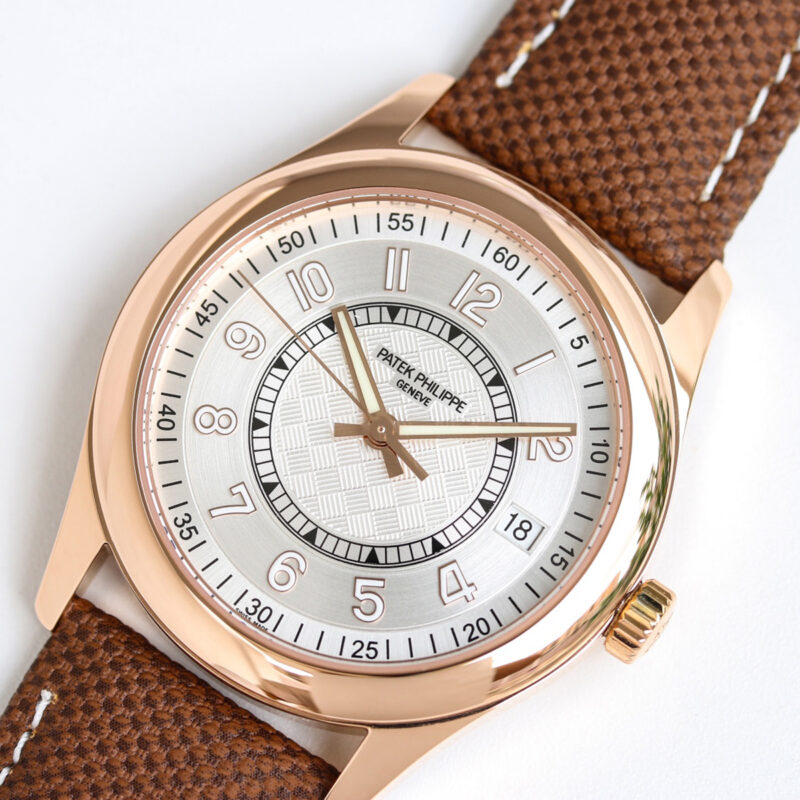 Calatrava 6007 White Dial in Rose Gold