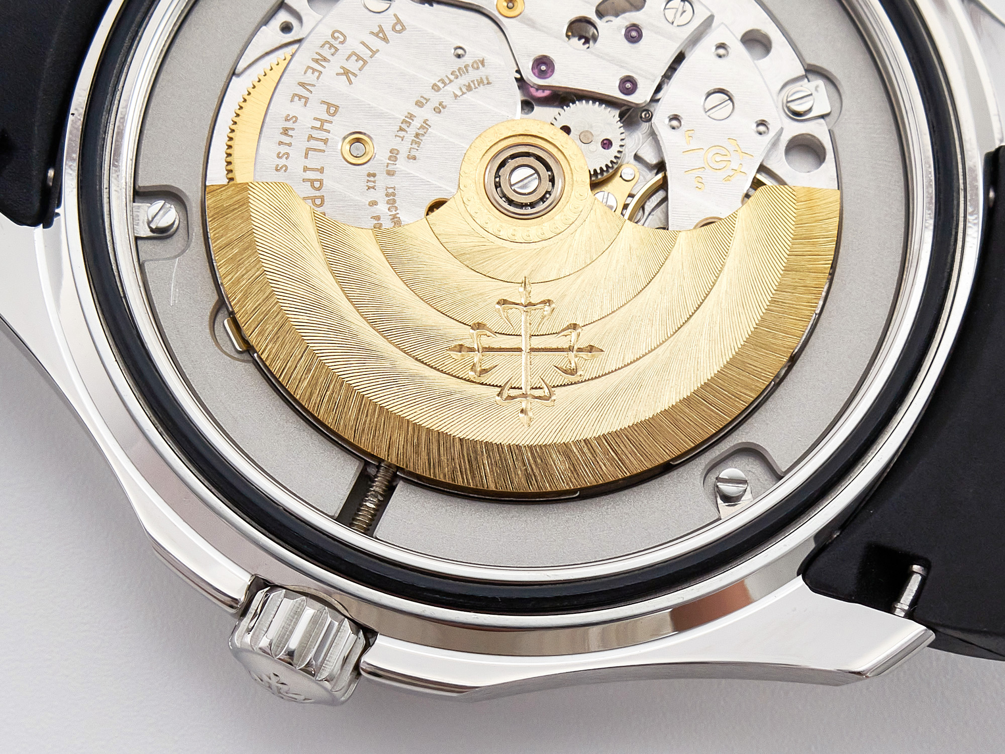 Aquanaut 5167 40mm SS 3KF 1:1 Best Edition Black Dial on Black Rubber Strap A330 S*per Clone V3