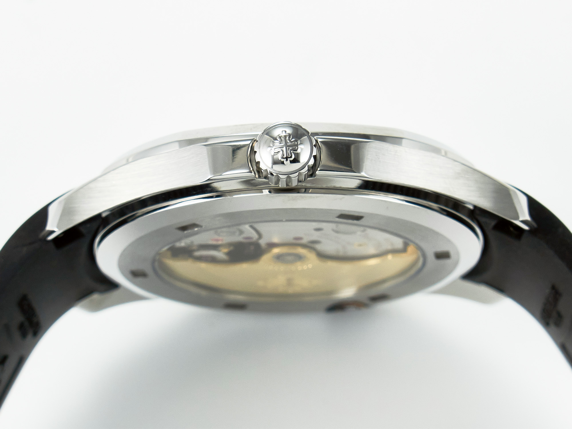 Aquanaut 5167A SS ZF 1:1 Best Edition Black Dial on Black Rubber Strap A324 S*per Clone（New clasp）