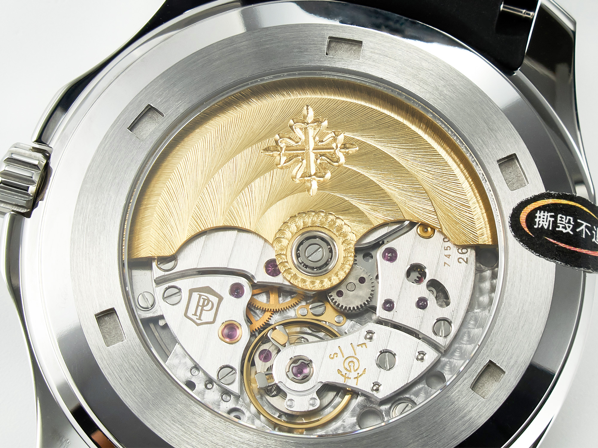 Aquanaut 5167A SS ZF 1:1 Best Edition Black Dial on Black Rubber Strap A324 S*per Clone（New clasp）